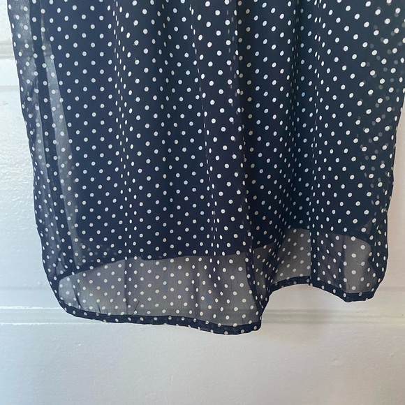 Blue polka dot dress. Brand is Every. Size XS. - Picture 4 of 7